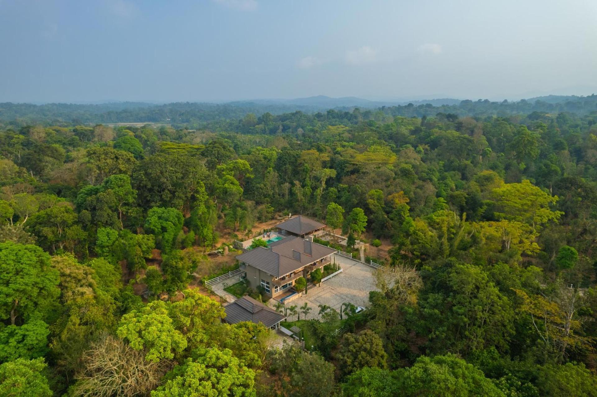 Coffee & Mist Luxury Villa- Comp Breakfast, Pool, Lounge, And Coffee Estate By Stayvista 마디케리 외부 사진